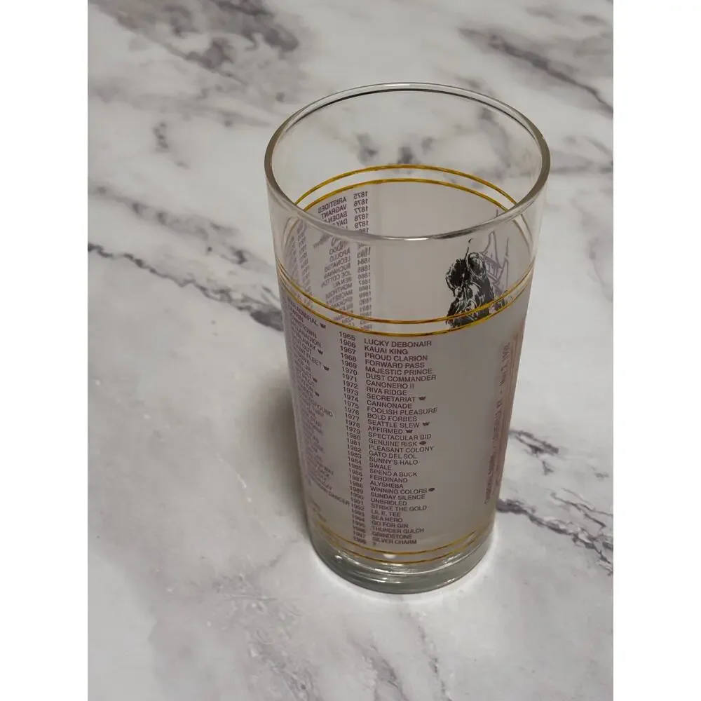 1998 Kentucky Derby Official 124 Churchill Downs Vintage Julep Glass Louisville